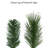Faux Lighted Pine 24'' Wreath