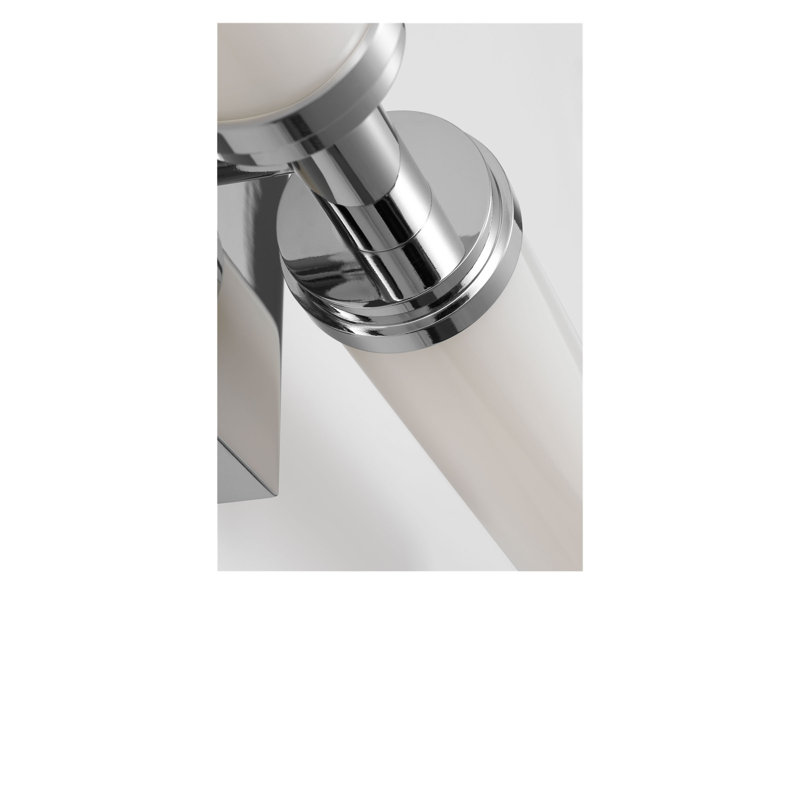 Coiffeuse Coles, H 4,5 po x l 24 po x P 3,87 po, Chrome chrome