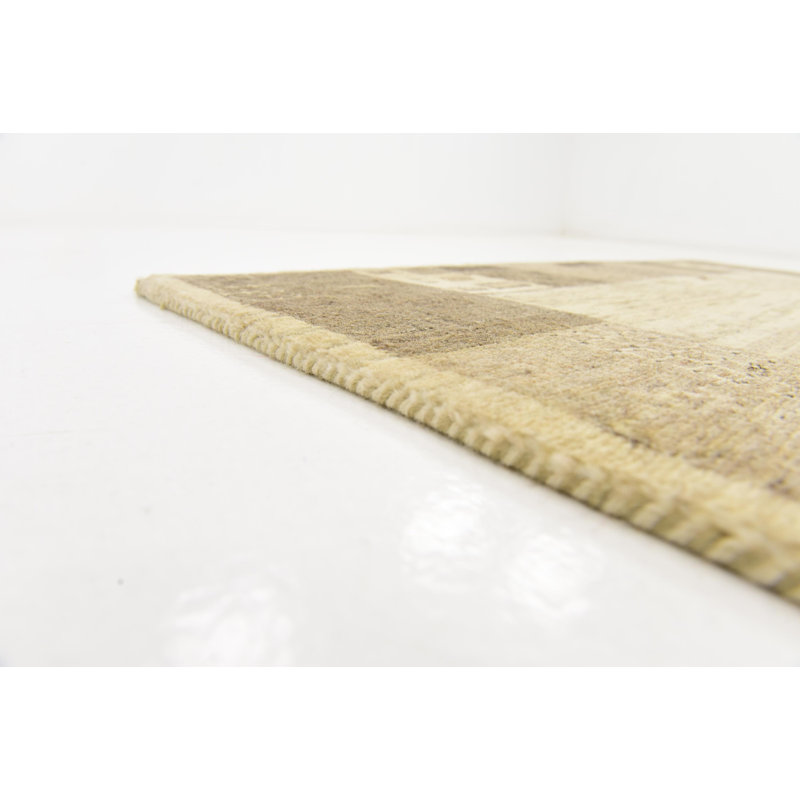 Didcot One-of-a-Kind 3'10" X 6' New Age Wool Area Rug in Cream