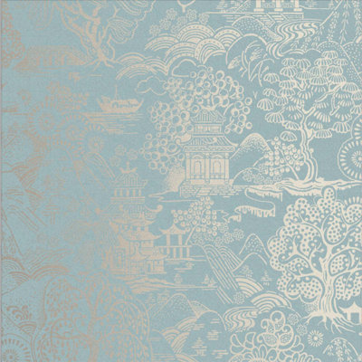 Basuto Metallic Wallpaper Double Roll