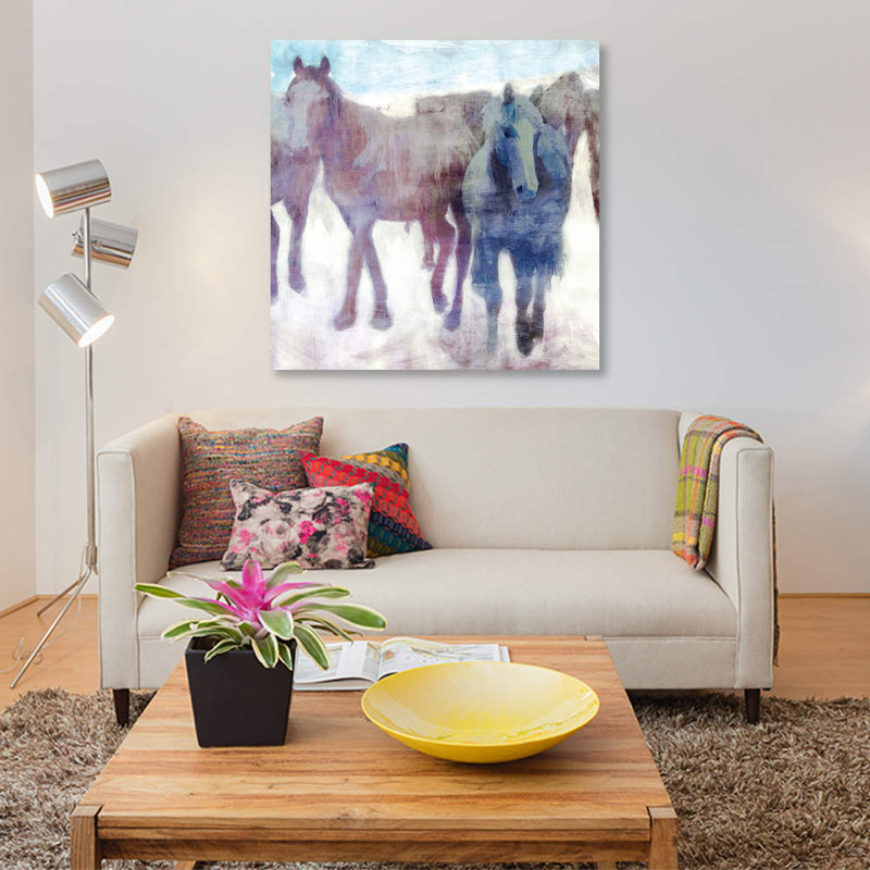 «Calgary Stampede», reproduction sur toile, H 48 po x l 48 po x P 1,5 po, Pas de tapis, Toile tendue
