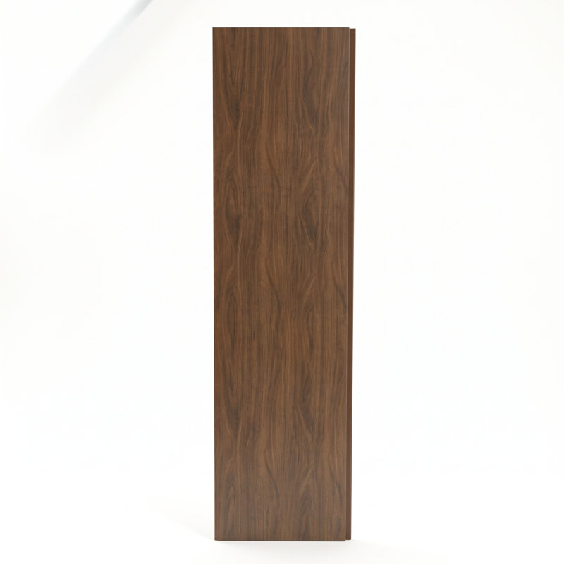 Panneau mural ANYIPRO 8 mm HPL Shiplap, 96 po x 11,81 po, noyer foncé, classe A, Noyer foncé