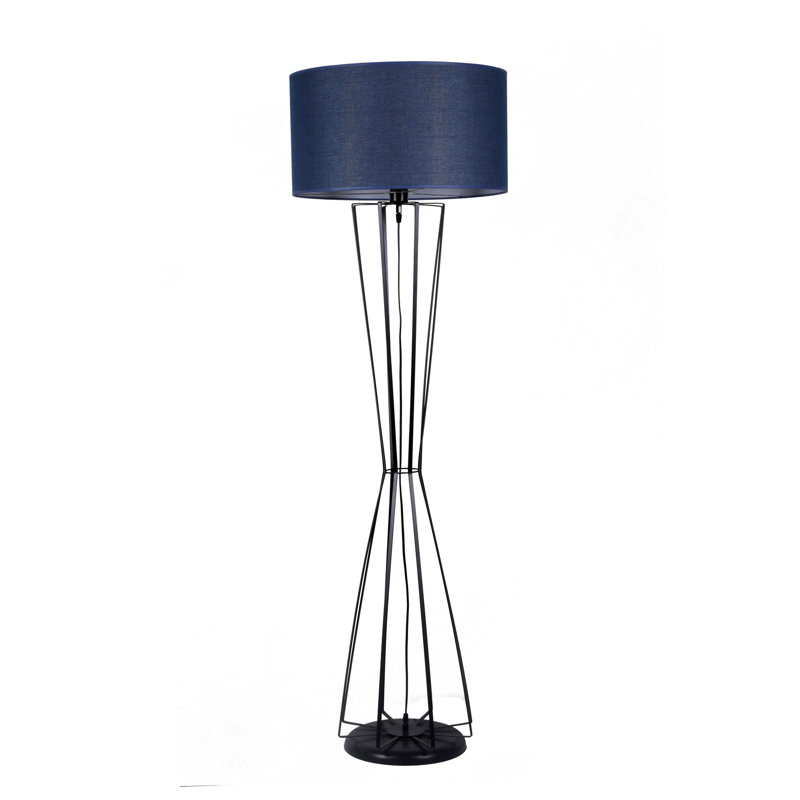 Lampe sur pied 63 ", Bleu marine