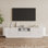 Meuble télé incurvé 86,6 po pour téléviseur de 85 po, meuble audio-vidéo avec rangement, console multimédia cannelée avec portes coulissantes, consoles de télévision de style Mid-Century pour le salon et la chambre à coucher 