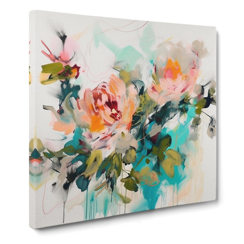 Floral Gestural Art No.4 - Print