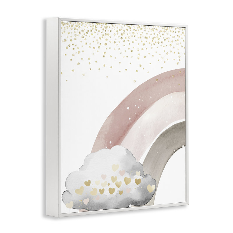 Princesse des rêves, arc-en-ciel, estampe numérique, design par Christine Simpson Art, H 14 po x l 11 po