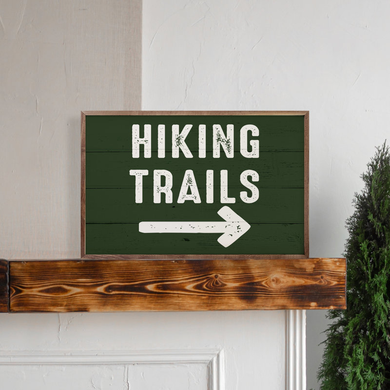 Hiking Trails Arrow, 16" H x 24" W
