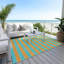 Tapis rayé lavable à la machine Abdulkarim-1752185387