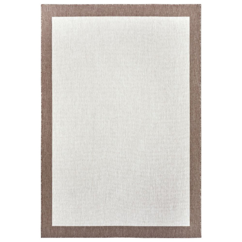 Panama Flatweave Linen/Cream Rug, Rectangle 80 x 150cm