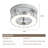 Fumihito Round Crystal Flush Mount Ceiling Light