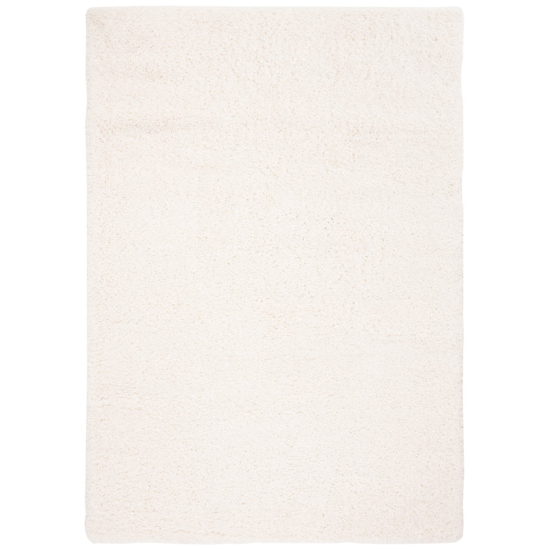 Tapis ivoire à poils longs Sador, Pink, Rectangle 5 pi 3 po x 7 pi 6 po