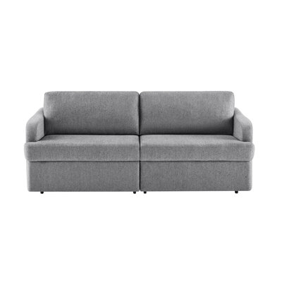 Serta Montana 91.3" Full Size Convertible Sleeper Sofa with Split Pull-Out Bed, Woven Fabric