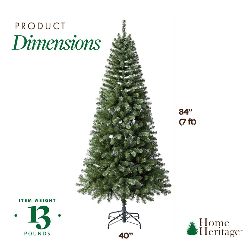  Rotating Tree Stand Base w/7' Brighampton Spruce Christmas Tree, Gold