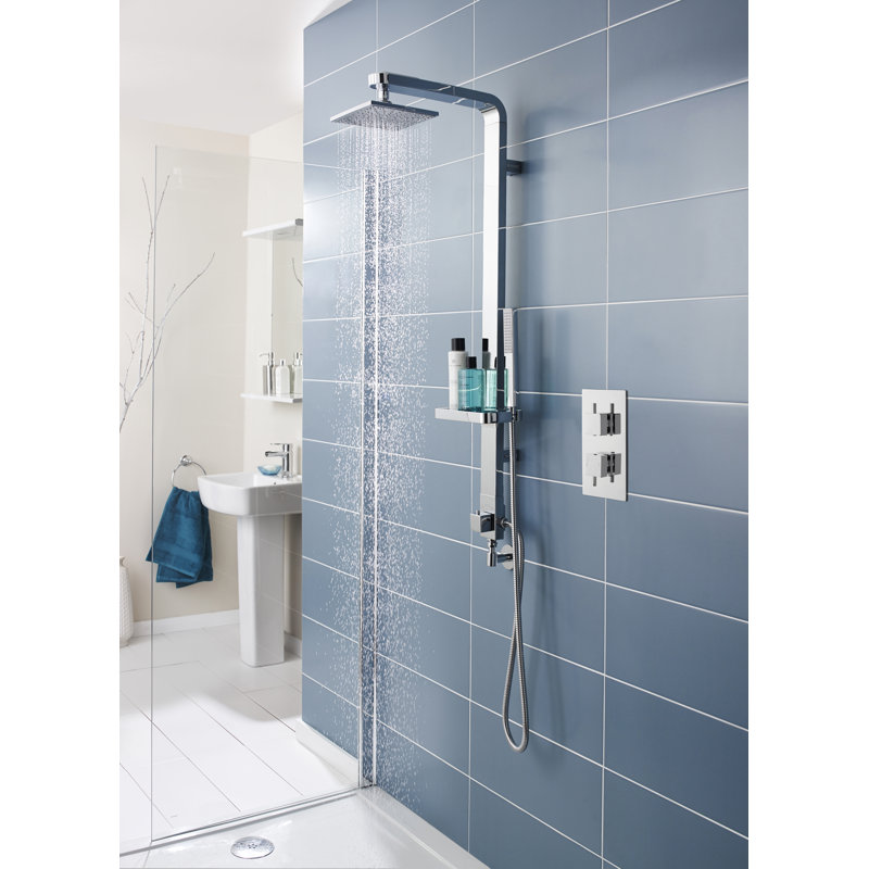Double Concealed Diverter Shower Valve