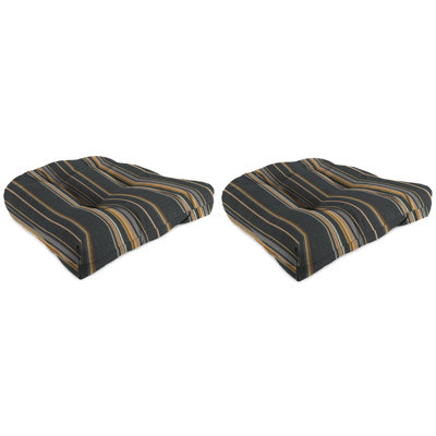 Contoured Outdoor Wicker Seat Cushion