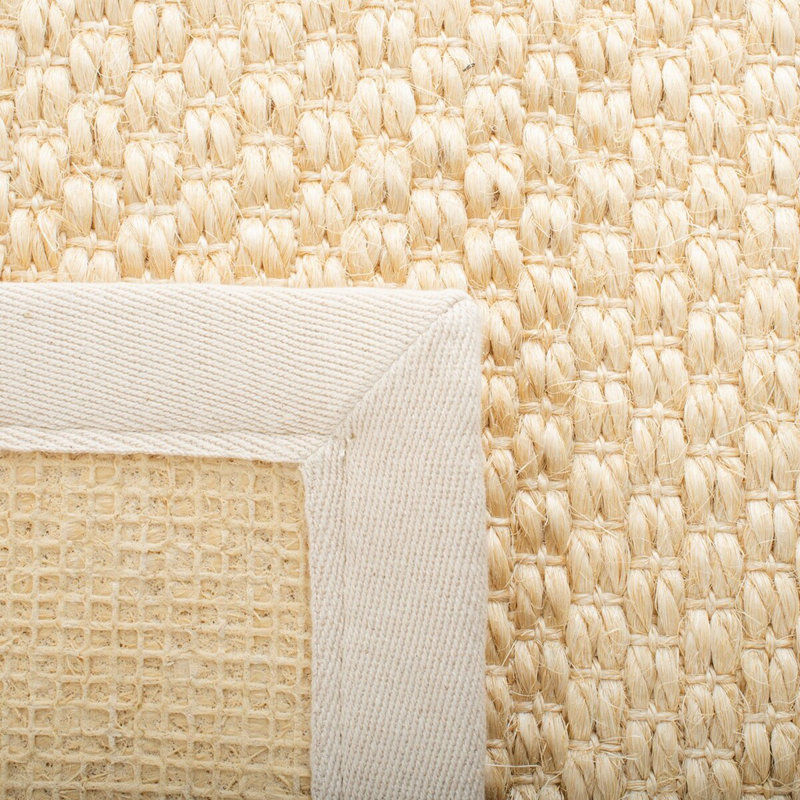 Patmore Jute / Sisal Area Rug in Beige, Rectangle 2' x 3'