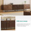 Retro Style TV Stand & Media Unit | TV Cabinet for 75-100 Inch TVs | Large Storage with Cable Ports | 1.8m & 2.4m Size Options | Premium Furniture for Living Room，Fast Dispatch From UK Warehouse — 2 Working Days-380379887