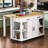47 Inch Kitchen Island With Extendable Dining Table-448026122