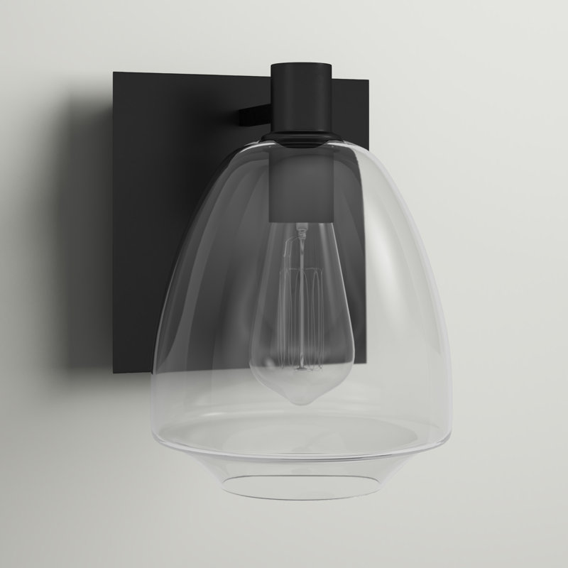 Caudillo Armed Sconce, Black