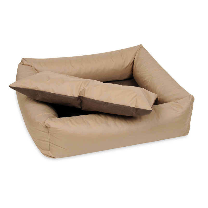 Theodis Codura Pet Bed, Cappucino, 17cm H x 100cm W x 82cm D, Extra Large