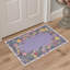 Tapis d'intérieur lavable à la machine mauve / jaune / vert / beige avec envers antidérapant Verdant-128992412-128992420