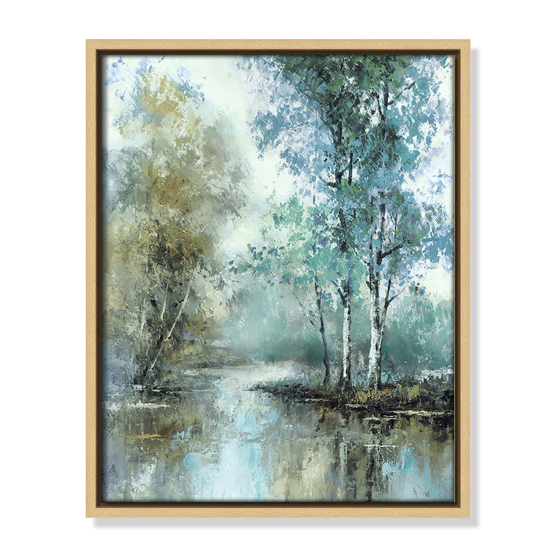 «Spring's Grace I Print» par T.C. Chiu, Naturel, H 15,5 po x l 12,5 po