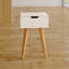 Mattias 40cm W Solid + Manufactured Wood Bedside Table-47484871