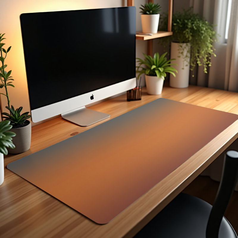Polyester Desk Pad, 14.4x12.1