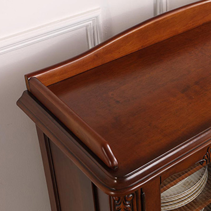 Armoire de rangement de salon rétro, H 37,4 po x l 37,4 po x P 15,75 po