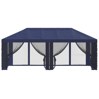 Vidaxl Gazebo Cover With Sidewalls Polyester Canopy Outdoor Shade Terrace