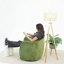 Chaise pivotante rembourrée