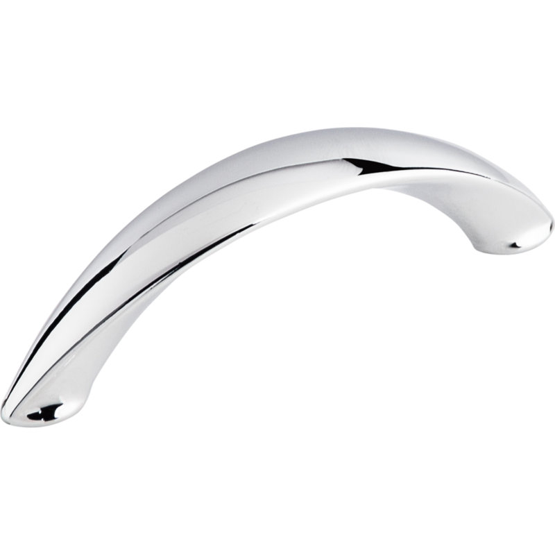 Arc 3" Center to Center Bar pull, Polished Chrome