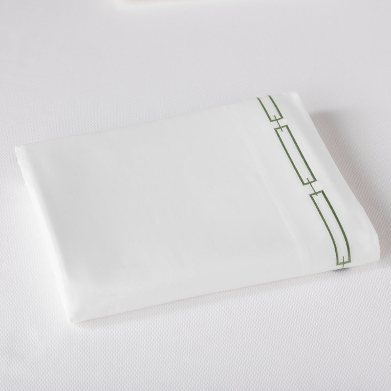 Stanza 420 Thread Count Egyptian-Quality Cotton Flat Sheet, Twin Flat Sheet, Linen