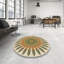 Tapis 100% à motifs lavables à la machine 2989 Pat1893_BRN-68262880