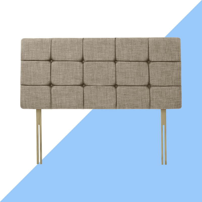 Carrizales Upholstered Headboard, Small Double (4'), Slate
