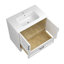 Ensemble de meuble-lavabo autoportant classique en bois massif avec lavabo 36 po-99820187