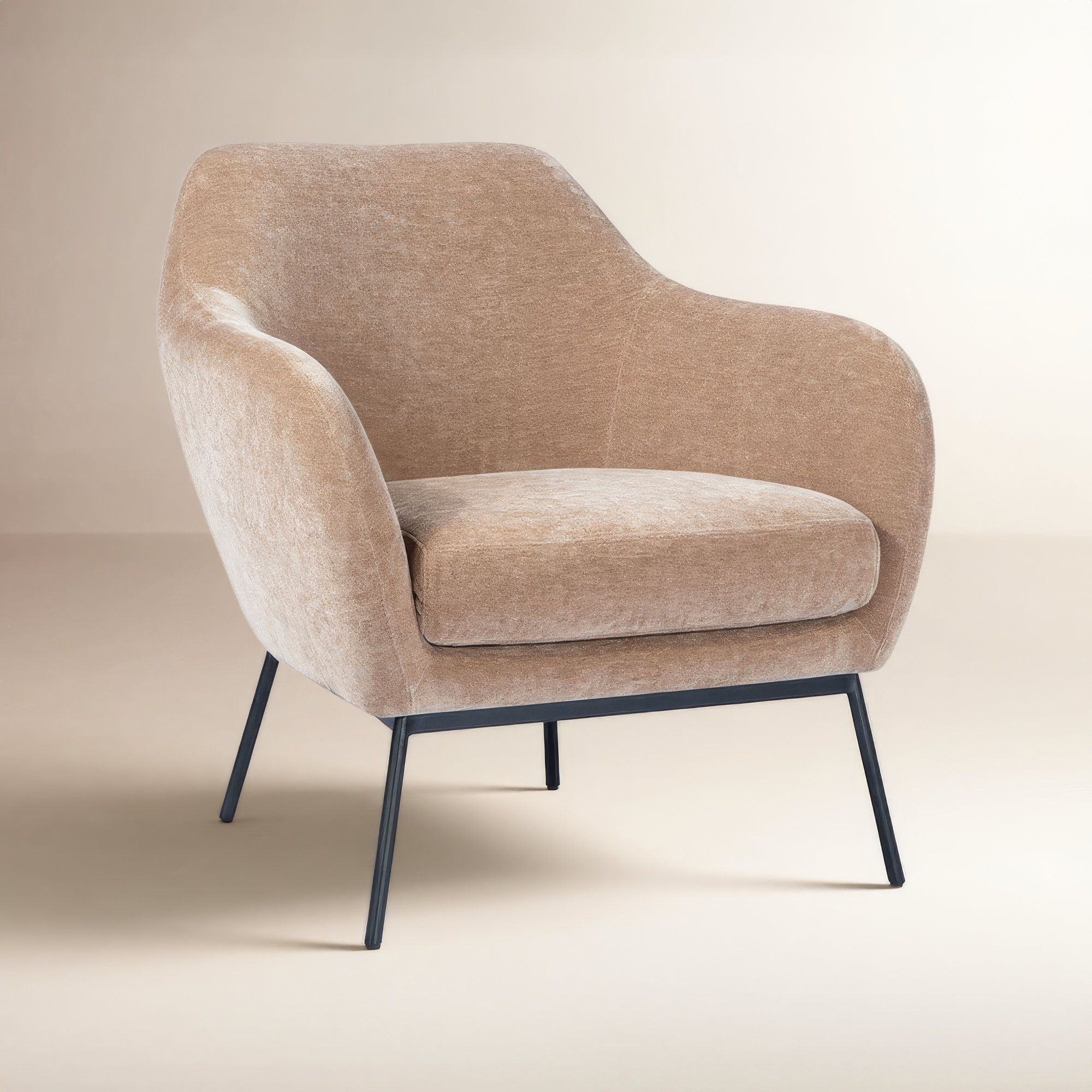 Martina Accent Chair, Chocolate