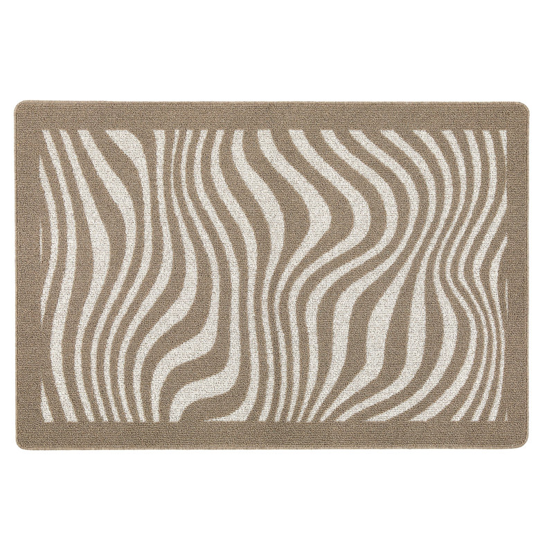 My Mat Sculptured Patterned Waves, Rectangle 100 x 150cm