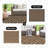 Shimeek Machine Woven Outdoor Mat, Recycled P.E.T Waterproof Outdoor Mat, Black&Brown-1436433528-1428180197