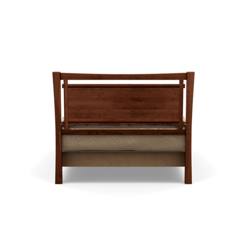 Monterey Solid Wood Storage Bed, Queen, Onyx, Cognac Cherry