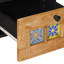  TV Cabinet With Drawer With Shelf With Storage Solid Mango Wood Unit