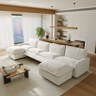 Canapé modulaire inclinable en U Moncada