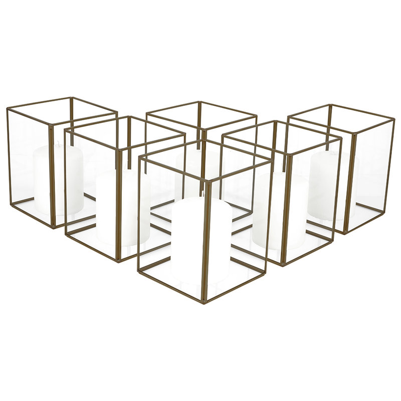 Ensemble d'ouragan de table 6 pièces en céramique, Bronze