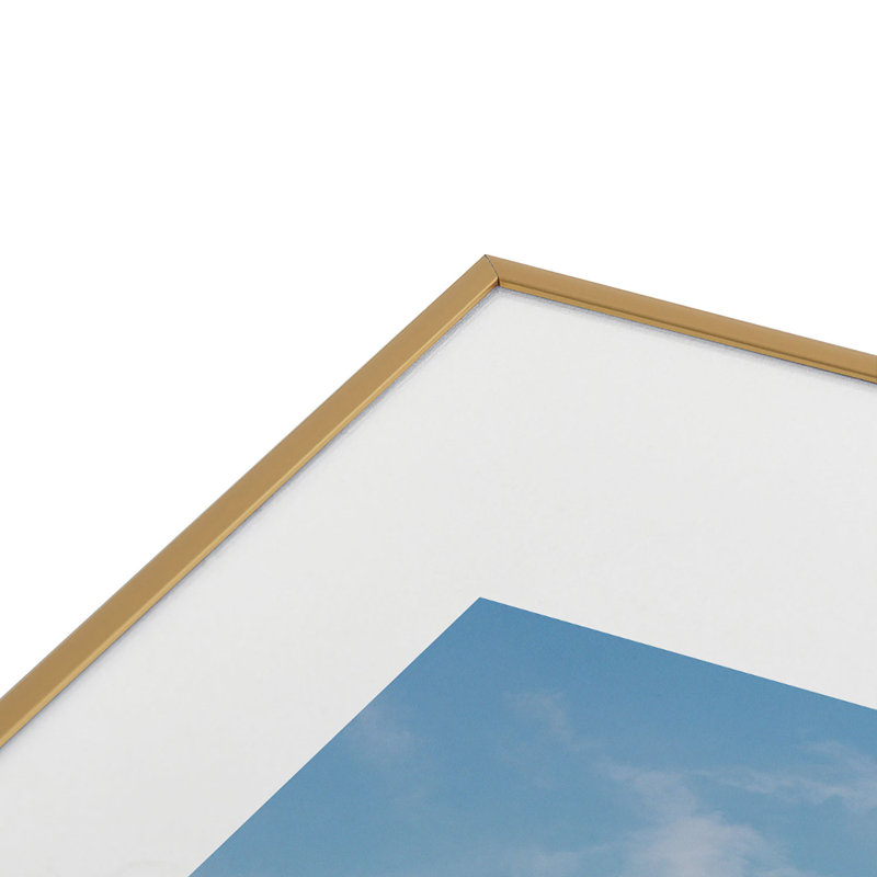 Bethany Young, photographie de Marfa Palace sur film, reproduction d'art encadrée, Or, H 24 po x l 18 po