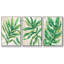 Parchment Palms I - Ensemble de 3 cadres flottants sur toile-97710211-97710212