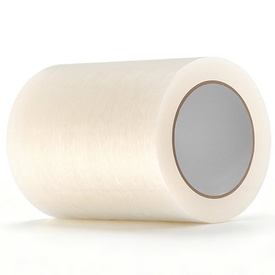 Greenhouse Repair Tape 6 in x 108 ft 6.3 Mil Clear Polyethylene Patch, for Plastic Sheeting & Tent Seaming Sealing, Waterproof & Sun-Resistant, Heavy Duty Greenhouse Sheeting Coverings Film Tape