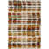 Tapis abstrait moderne à motif gingembre acoustique
