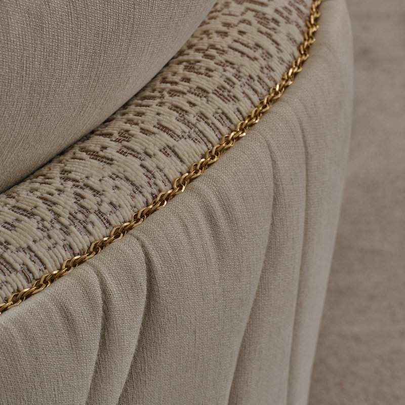 Gineverra Sofa - Biscotti/Ivory Gold