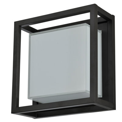 Black LED Outdoor Flush Mount