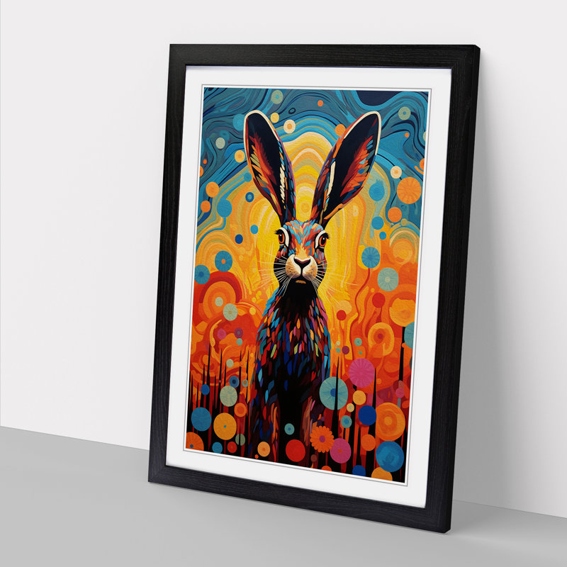 Hare Colour Field - Framed Print